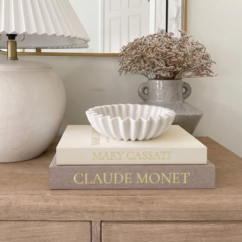 2pc Linen Decorative Faux Book Box Set with Hidden Storage - Image 5