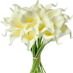 Mandy's 20pcs Cream Calla Lily Artificial Flowers by Mandys