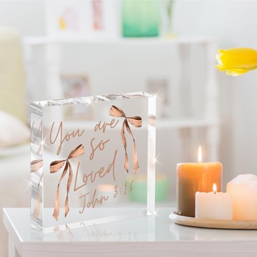 Coquette Brown Bow Room Decor, for Girls Room, Christian Gifts for Women - Image 3
