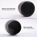 Ashtray with Lid for Cigarette, Stainless Steel Smokeless Odorless Windproof Ashtrays for Home Office Tabletop Outside Patio Outdoor Balcony(3.54"x3.0"x3.38") - Image 3