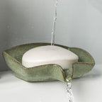 Zoeeker Self Draining Soap Dish, Ceramic Bar Soap Holder with Drainage by LAUCHUH