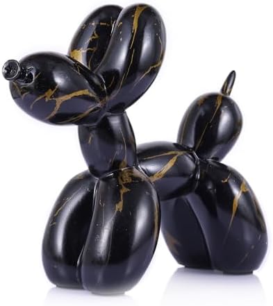 Creative Balloon Dog Sculpture Modern Home Decoration Trendy Animal Art Ornaments Collection Figurine Bedroom Living Room Office Desktop Resin Decors by XIAOMAGG