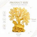 Feng Shui Money Tree Office Home Table Feng Shui Decoration Crystal Money Tree for Wealth and Good Luck - Image 2