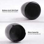 Small Outdoor Ashtray with Lid for Cigarette, Smokeless Stainless Steel Ash Tray, Smell Proof Windproof Ashtrays for Outside Patio Home Office Tabletop, Odorless Car Ashtrays(2.99"x2.68"x2.95") - Image 3
