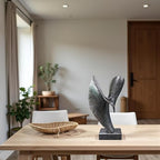 Modern Abstract Eagle Decorative Sculpture, Dining Living Room Desk Decor,Geometric Home Decor Statues,Shelf Top Decor Aesthetics, Coffee Tables or Office Shelves（Bronze Colored） - Image 6
