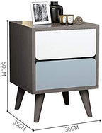 Side Table Drawer Bedroom Korean Style Table Side Table Wardrobe Four Corner - Image 3