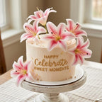 20PCS 6 Inch Large Artificial Lilies Flower Heads with Realistic Stamens, Bulk Silk Fake Lilies for DIY Crafts, Wedding Decor, Cake Decorating, Centerpieces, Home Decor (Light Pink) - Image 2