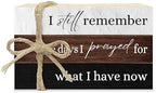 Decorative Books For Home Decor, Coffee Table Faux Wood Book Stack Decor, I Still Remember Modern Stacked Book Decor, Stacked Display Books For Shelf Mantel Nightstand Display, Three Pieces -C(07) by Unknown