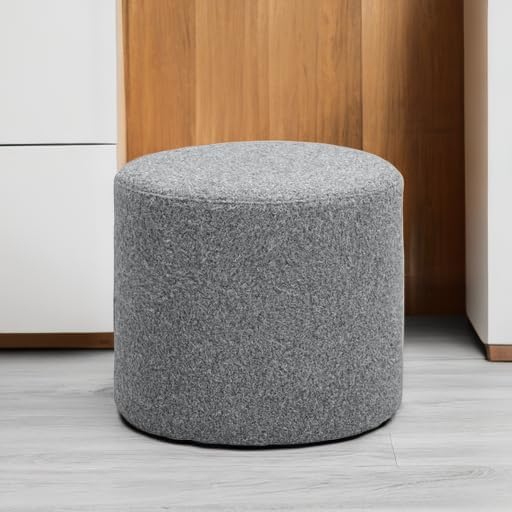 Studio Living Wentworth 19" Round Ottoman, Urban Transitional, Fully Assembled - Image 5
