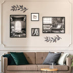 Zhengmy 2 Pcs Metal Leaf Wall Art Vine Branch Decor,Vintage Brown - Image 5