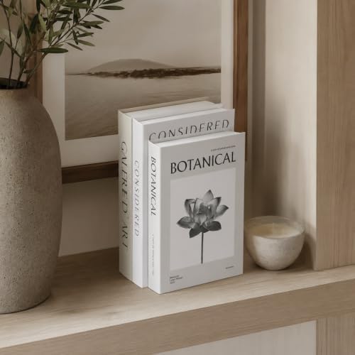 3 PCS Faux Decorative Books for Home Decor-Coffee Table Books Decor-Aesthetic Fake/Faux Books for Decoration,libros Decoration for Coffee Table, Shelf Accessories - Image 2