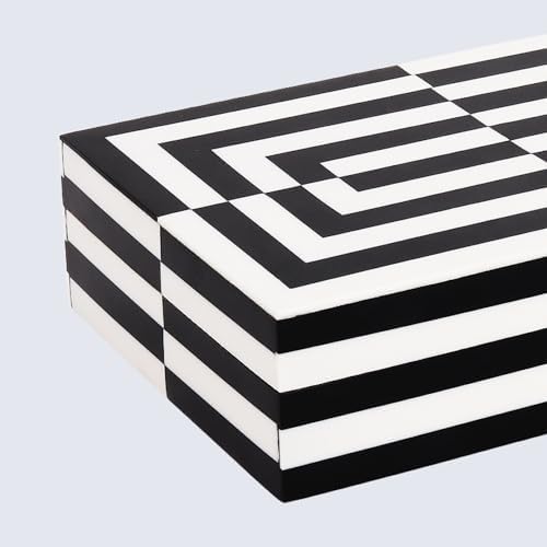 Handicrafts Home Decorative Storage Box 10x6 – Remote Organizer Box with Lid, Modern Decorative Keepsake Box, Boho Shelf Décor, Memory Box for Photos or Letters, Decorative Box for Table Décor - Image 5