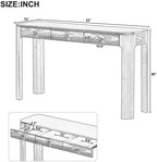 Bellemave 52" Rustic Console Table - Image 2