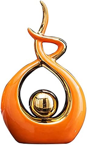 Norrclp Home Decor Modern Abstract Art Ceramic Statue Table Decor (Small) by Norrclp