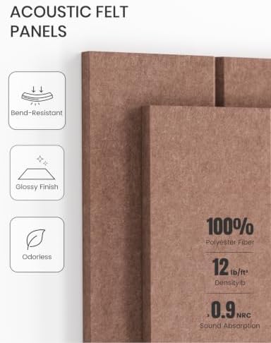 Fluxynara Felt Bulletin Board & Cork Board Alternative 36'' x 24'' - 6 Pack - Image 5