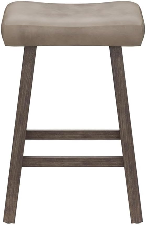 Hillsdale Furniture Saddle Counter Stool, Rustic Gray - Image 10