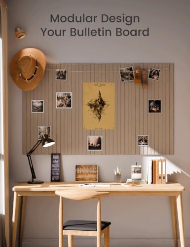 Fluxynara Felt Bulletin Board & Cork Board Alternative 48'' x 36'' - Image 6