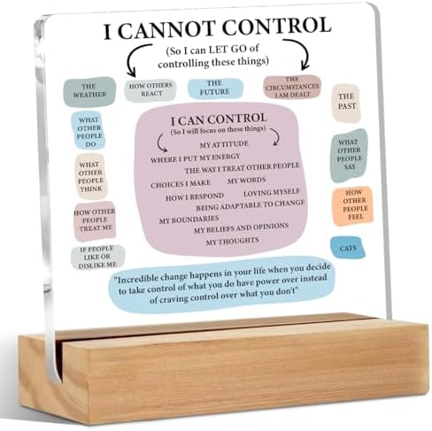 Mental Health Decor, Decor for Therapy Office Counselor Acrylic Sign by Unknown