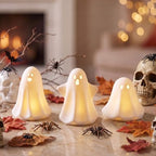 3PCS Light Up White Ghosts for Halloween Decorations - Image 5