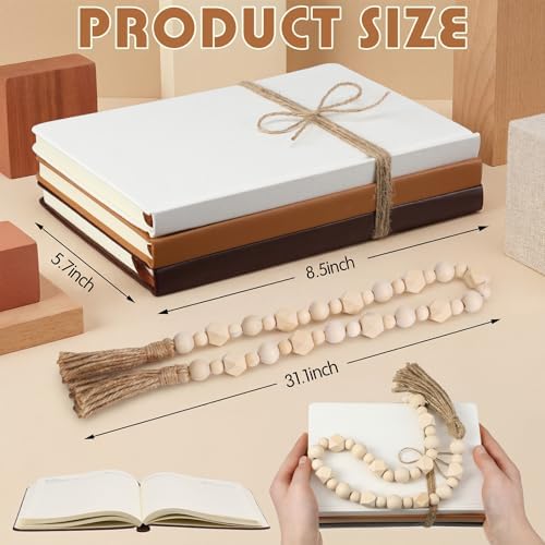 Feifeiya 3 Pieces Faux Decorative Books Set for Home Decor,Vintage Coffee - Image 6
