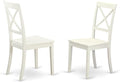 East West Furniture BOC-WHI-W Boston Dining Room Chairs by EastWestFurniture