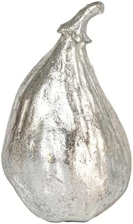 Creative Co-Op Decorative Resin Figs, Silver Finish, Set of 5 - Image 4