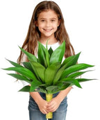 Artificial Agave Plant Fake Agave Plant Artificial Plants Outdoor Uv Resistant Artificial Fake Plants Suitable for Indoor Home Decor Outdoor Courtyard Balcony Terrace Decor 20.9'',Green,1Pcs by ENALGRE