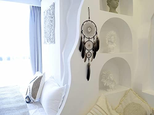 Urdeoms Dream Catchers for Adults Native Home Wall Decor Brown Dreamcatcher - Image 7