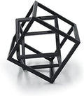 DreamsEden Small Geometric Sculpture, Metal Cube Decorative Ornaments Modern Home Decor Accent by DreamsEden