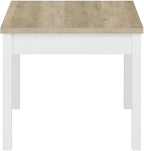 Pemberly Row 3-Piece Coastal Wood Coffee Table Set, Antique Pine and White - Image 8
