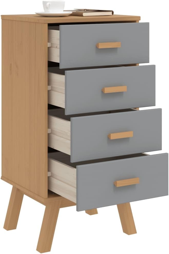 Scandinavian Style Bedside Cabinet - Image 5