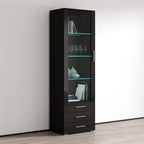 Meble Furniture Soho S1 1D3S Modern Freestanding Bookcase — 16-Color - Image 3