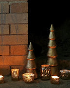 WONDROUS' DECO Christmas Tree Figurine Gold, Tree Figurines for Tabletop - Image 4