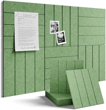 Fluxynara Felt Bulletin Board & Cork Board Alternative 36'' x 24'' - 6 Pack by FLUXYNARA