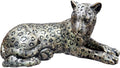 Cheetah Statue Home Decor Sculpture, Sitting Cheetah Desktop Ornament,Handmade with Resin,Office countertop Decoration,Suitable for Living Room, Dining Table, Bedroom by LAIKEARTS