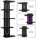 Homaterial RGB 5-Tier Floating Shelves for Wall - Image 3