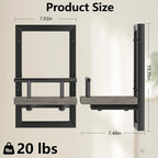 Sbosbo Floating Shelves for Wall Plant Shelf Indoor Wall Mounted Shelves - Image 3