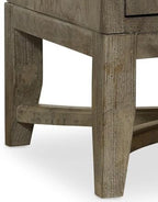 Hooker Furniture Melange 4-Door Diamante Console in Weathered Gray - Image 5
