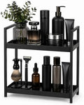 2 Tier Mens Bathroom Counter Shelf Organizer for Skincare Makeup by Oasiteege