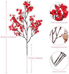 8Pcs Artificial Flowers Real Touch Fake Babys Breath Flowers Decorations - Image 7