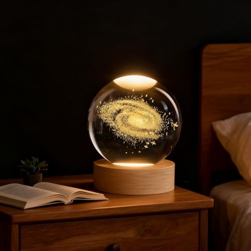 Galaxy Crystal Ball 2.4 inch Universe Gifts for Men Space Lovers - Image 3