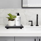 Wooden Display Risers Table Stand for Bathroom Tray Kitchen Counter Decor - Image 2