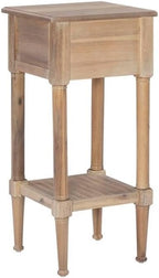 Home Square Wood Accent Starfish Coastal Side Table in Natural - Image 8