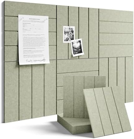 Fluxynara Felt Bulletin Board & Cork Board Alternative 36'' x 24'' - 6 Pack by FLUXYNARA