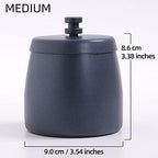 Ashtray with Lid for Cigarette, Stainless Steel Smokeless Odorless Windproof Ashtrays for Home Office Tabletop Outside Patio Outdoor Balcony(3.54''x2.8''x3.38'') - Image 2