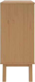 Scandinavian Drawer Cabinet in White and Brown - Image 8