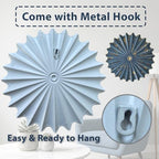 Metal Wall Sculpture,11.4'' Distressed Radial Sunburst Wall Art Decor - Image 4