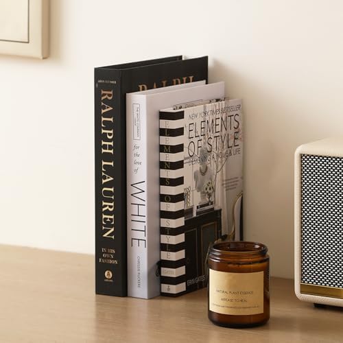 Aesthetic Decorative Books,Set of 3 Faux Book for Coffee Table Decor - Image 3