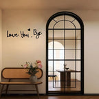 Wooden Love You Bye Sign, 3D Wall Decor Letters for Entryway Above Door, Farmhouse Boho Home Decor for Hallway Bedroom, Meaningful Gift - Image 3