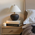 JARLINK Aesthetic Decorative Books, Set of 3 Linen Faux Book Boxes, Black - Image 2